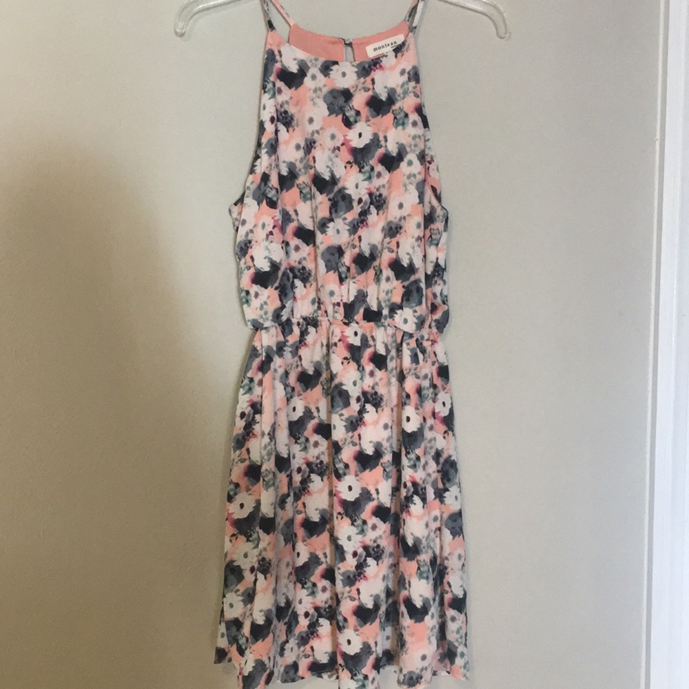 Monteau Floral Peach ( W/ additional colors) dress